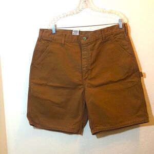 NWT Carhartt Whashed Duck Work Shorts Size 38.